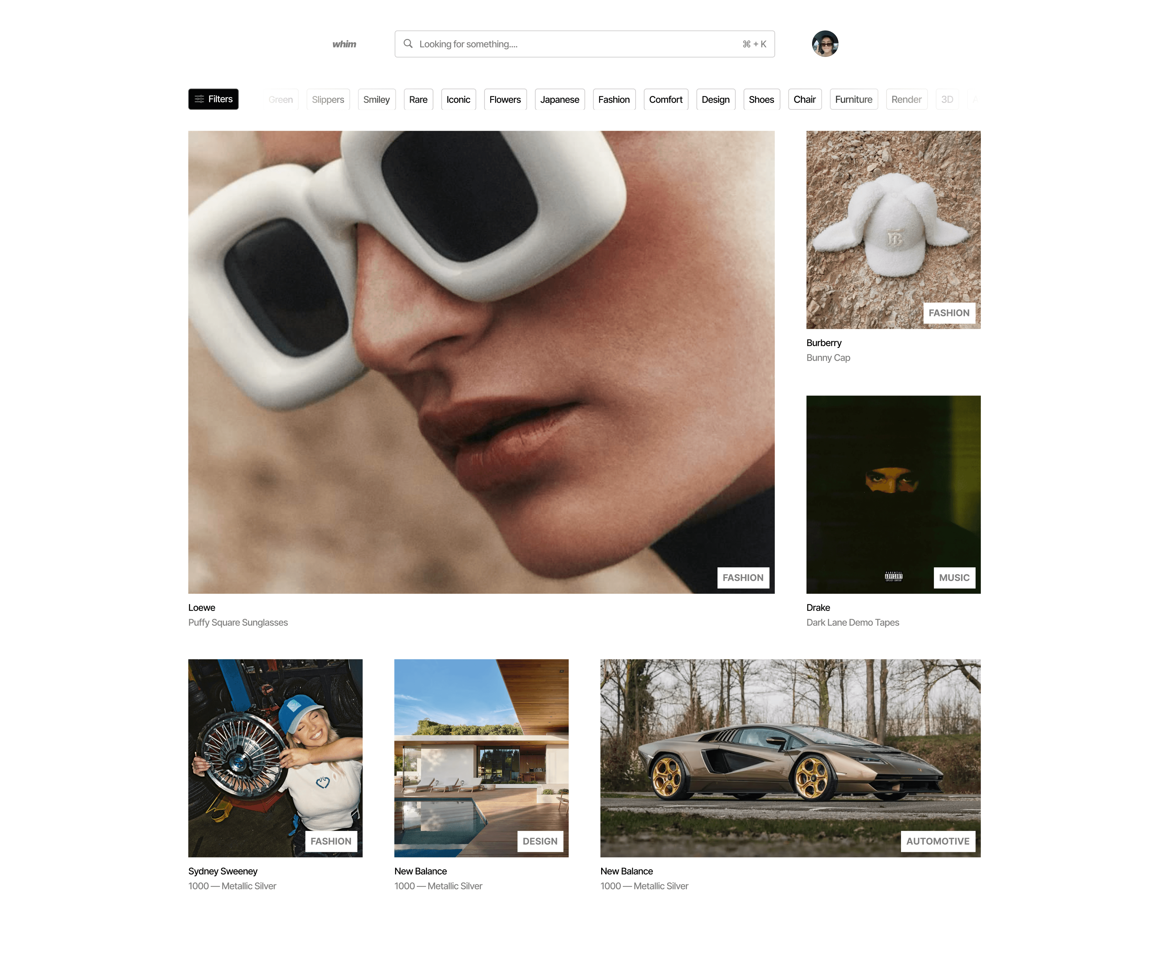 whim home page
