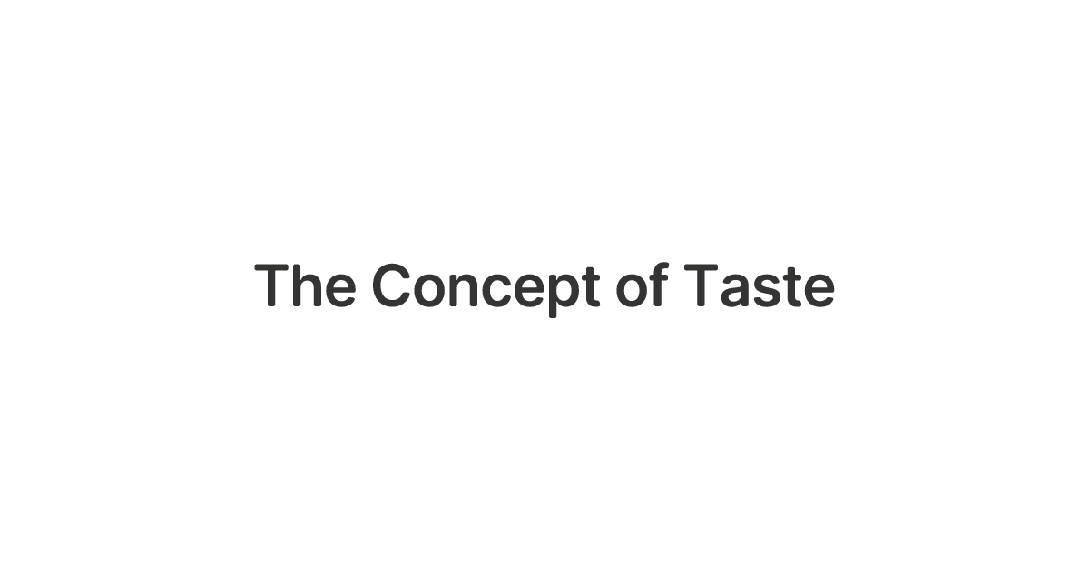Taste The Concept43894948